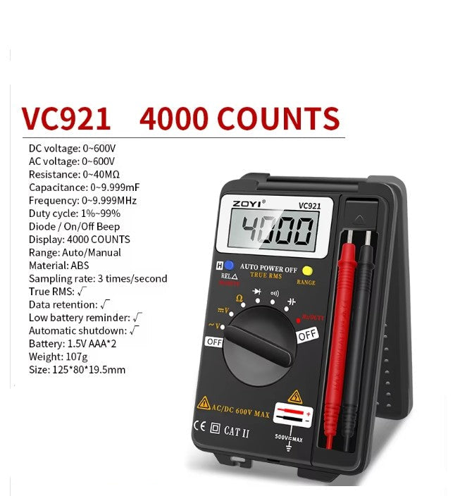 Pocket Portable Digital Multi Meter