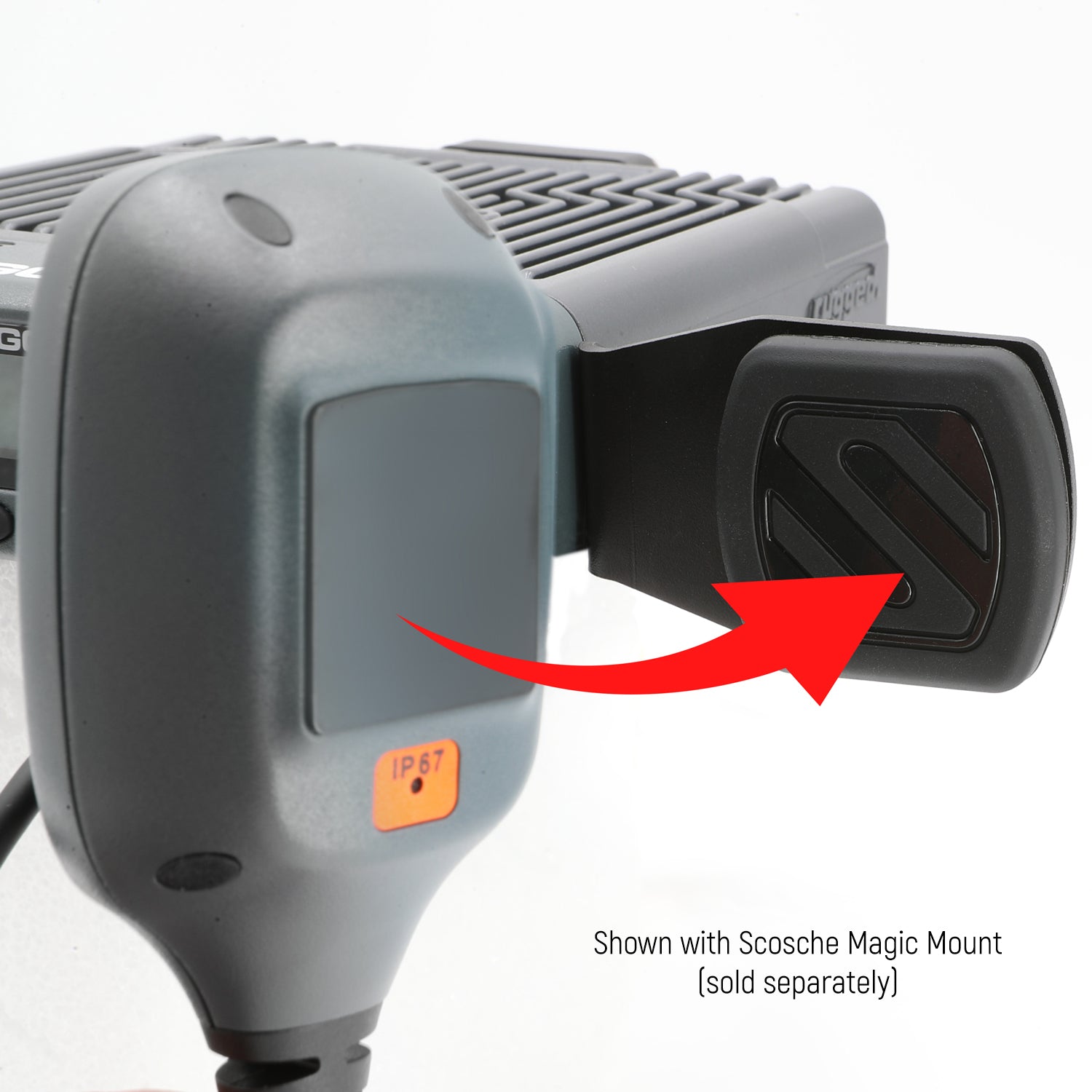 Mobile Radio Hand Mic Mount for Magnetic Mount