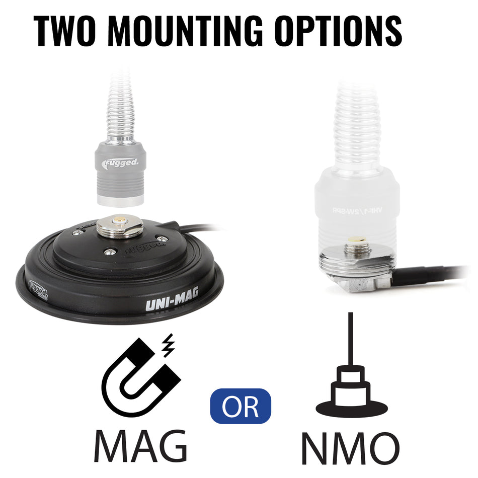 UNI-MAG Universal NMO or Magnetic Antenna Mount