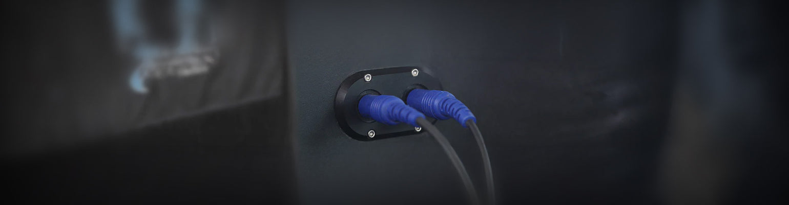 Accessory mounts including jack-style plugs, bar mounts, flush mounts, magnetic dashboard mounts, suction‑cup and roll‑cage clamps, headset jacks, hose hangers, and switch panels