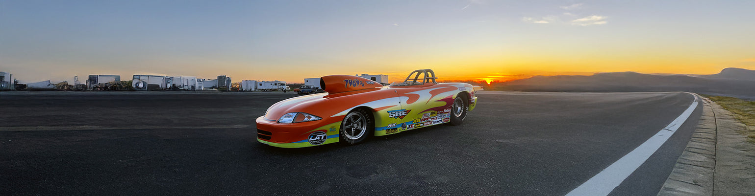 Drag racing communication kits with crash helmet wiring, coil cord, intercom, radio, and PTT connector