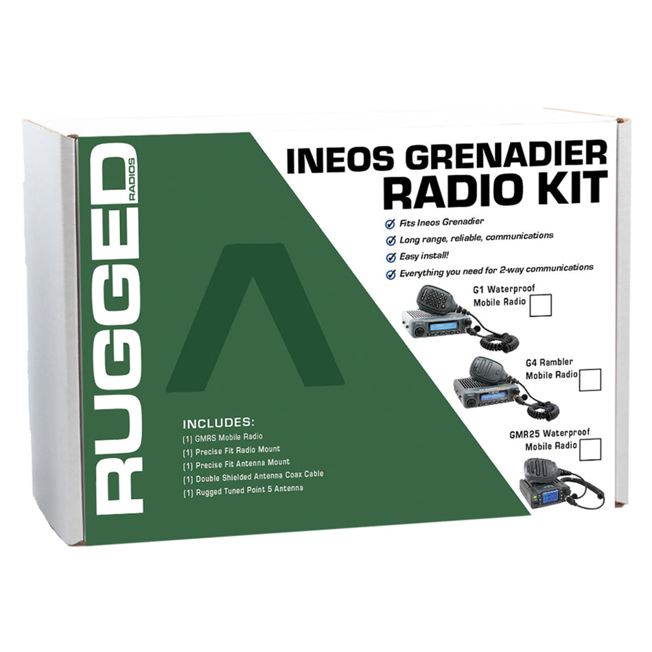 INEOS Grenadier Two-Way GMRS Mobile Radio Kit