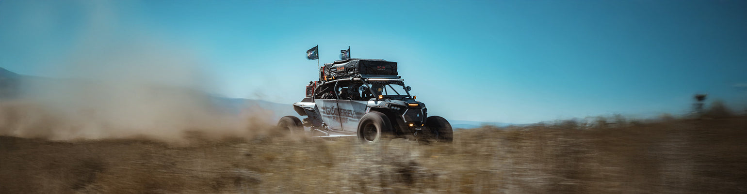 Off-road UTV and side-by-side communication kits, air pumpers, and helmet mounts