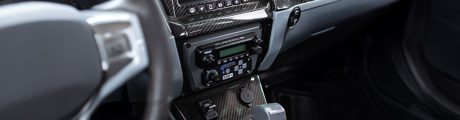 Rugged mounting solutions—including vehicle-specific radio and intercom mounts, handheld and antenna mounts, accessory brackets, and dash inserts