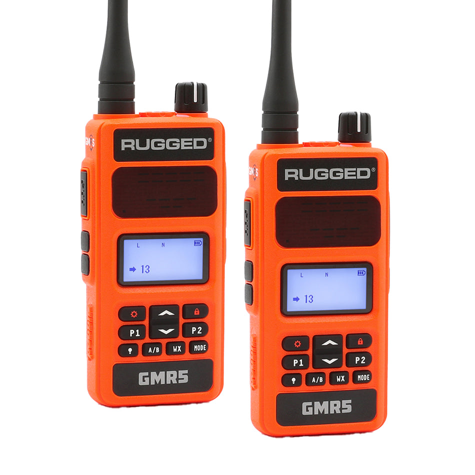 GMR5 - 5W GMRS Handheld Radio - 2 Pack