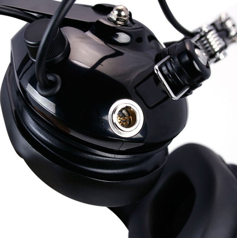 Auriculares detrás de la cabeza (BTH) H42 para radios de 2 vías - Fibra de carbono negra