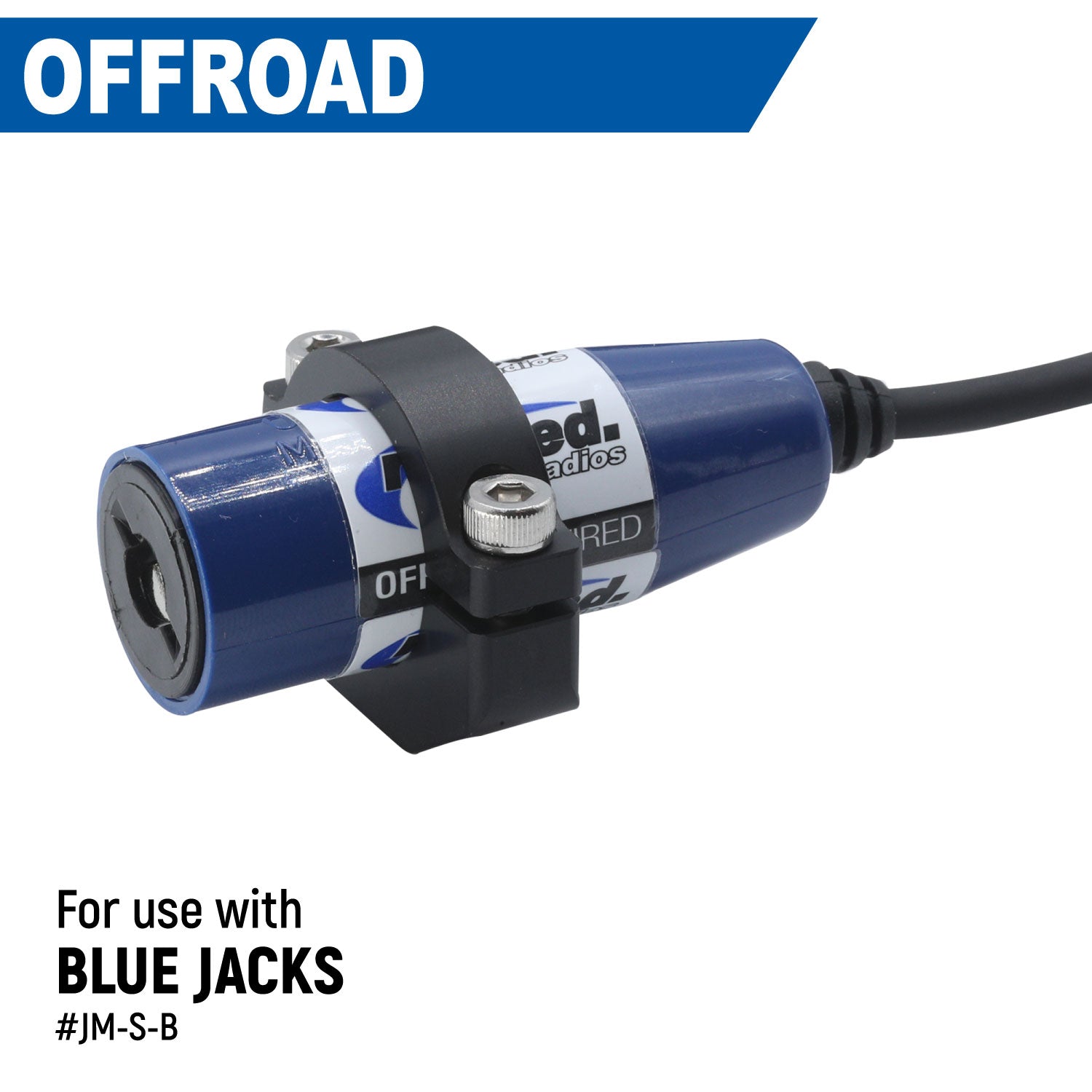 Single Headset / Helmet Jack - Bar Mount – Rugged Radios