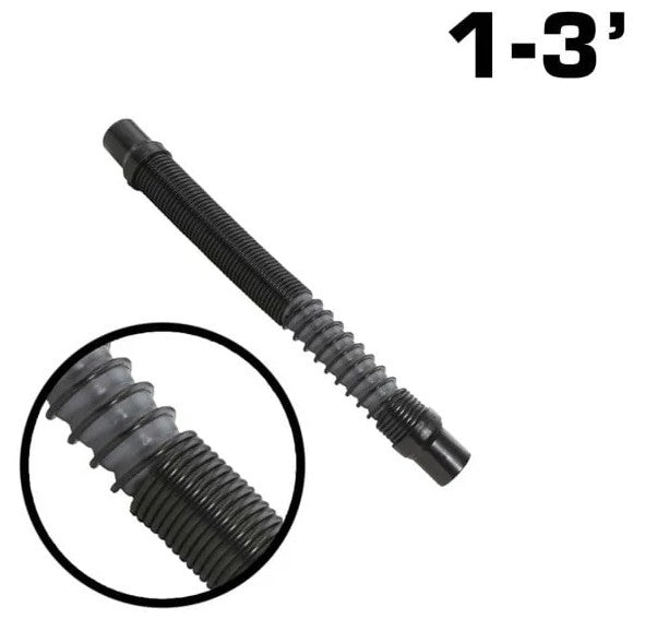 Hose for Helmet Air Pumper System - 1-3 Feet Expandable - CLEARANCE