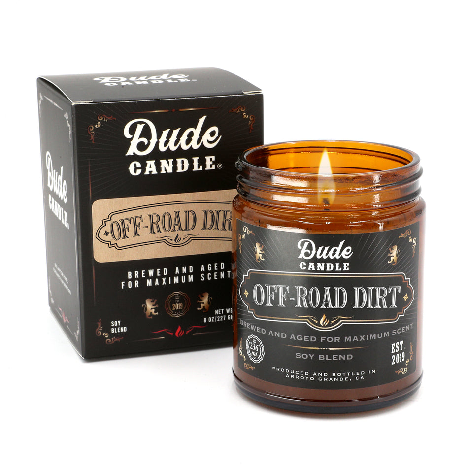 Dude Candle - Off-Road Dirt Scented Candle