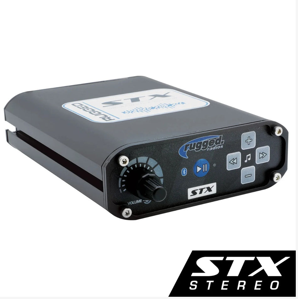 STX STEREO Kit completo de comunicación maestra con intercomunicador y radio de 2 vías