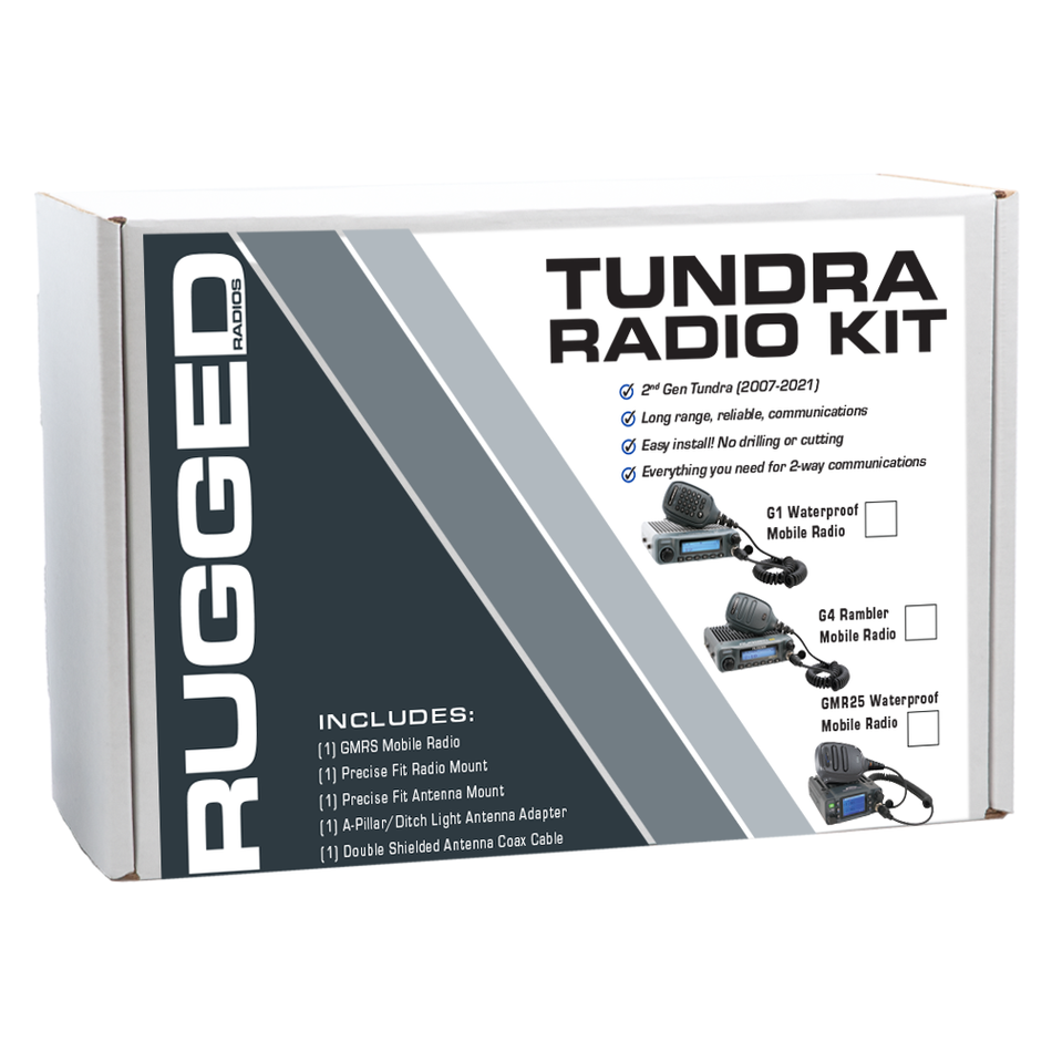 Toyota Tundra Two-Way GMRS Mobile Radio Kit