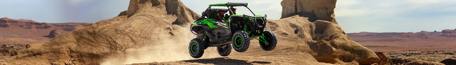 Kawasaki utv two way radio and intercom mounting solutions by Rugged Radios 