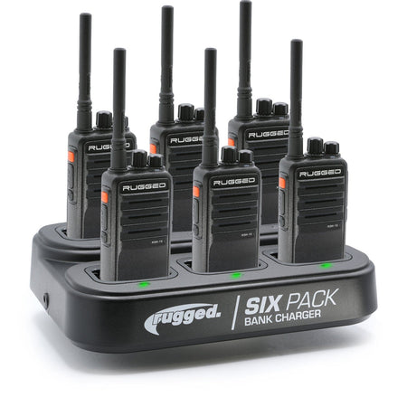 RDH16 Handheld Radio 6-Pack Bank Charger