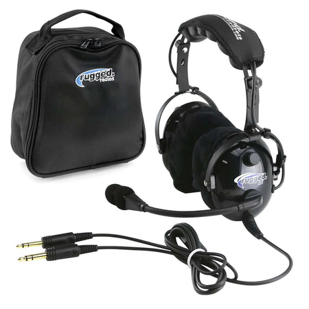 Rugged Air RA900 General Aviation Instructor Pilot Headset with PTT (Demo/Clearance)