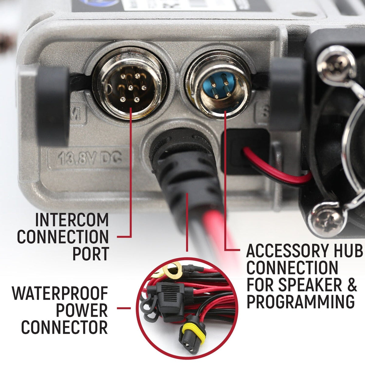 Radio Kit - Pink Rugged G1 ADVENTURE SERIES Waterproof GMRS Mobile Radio with Antenna